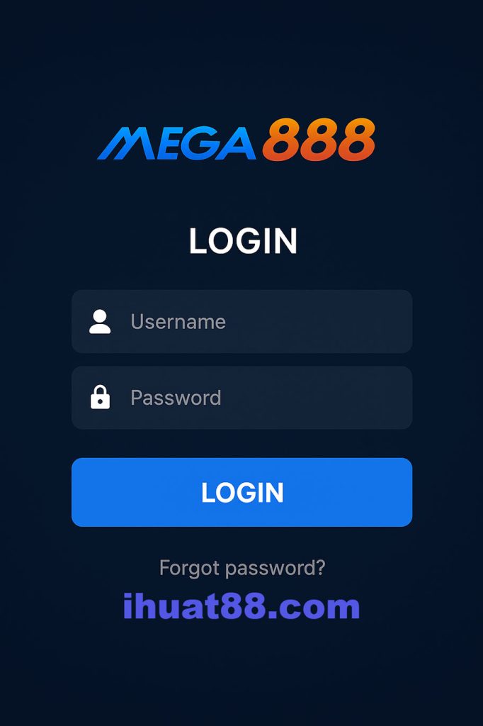 Mega888 login